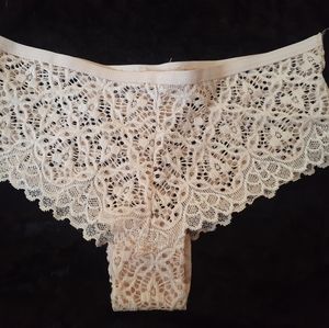 Youmita Lace Underwear size M Beige Cheeky Panties